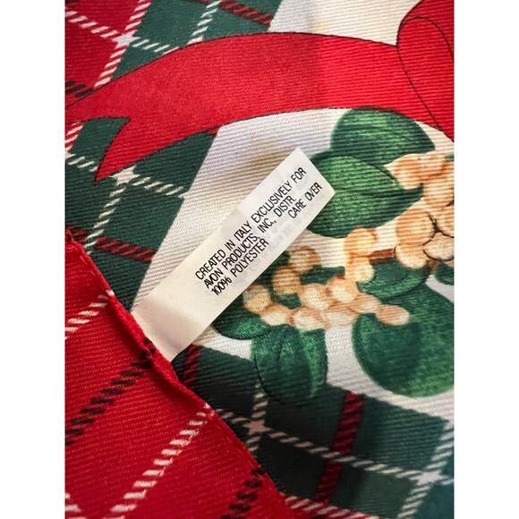 Vintage Avon Teddy Bear Christmas scarf - Picture 6 of 7
